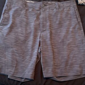 Callaway Men's Gray Patterned Shorts Golf 36 flat pockets  like new